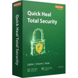 QUICK HEAL Total Security 1 User 1 Year  (CD/DVD)