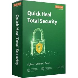 QUICK HEAL Total Security 10 User 1 Year  (CD/DVD)