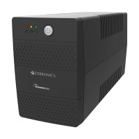ZEBRONICS U735 600VA/360W Microcontroller Based UPS for Office Computers Home PC with Auto Restart-Black