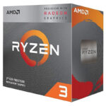 AMD Ryzen 3 3200G with Radeon Vega 8 Graphics Desktop Processor 4 Cores up to 4GHz 6MB Cache Socket AM4 (YD320GC5FHBOX)