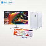 Prebuild PC Full Set Intel Core i5 12400 | 8GB Ram | 256GB SSD|450W SMPS |22 inch Curved LED | Keyboard | Mouse | 3 Year Warranty