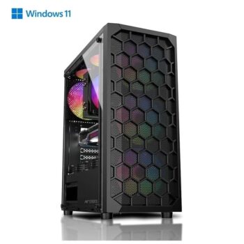 Prebuild PC Full Set Intel Core i5 10400 | GIGABYTE H510M Motherboard | 8GB Ram | 500GB SSD|450W SMPS |22 inch LED Monitor| RGB Gaming Keyboard Mouse | 3 Year Warranty