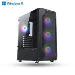 Prebuild PC | AMD Ryzen 5 5600x| 16GB Ram | 500GB SSD | 450W SMPS 80+ Bronz| GTX1650 4GB DDR6 Graphics Card | RGB Gaming Cabinet with 3 Year Warranty