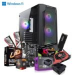 Prebuild PC | AMD Ryzen 5 5600x| 16GB Ram | 500GB SSD | 450W SMPS 80+ Bronz| GTX1650 4GB DDR6 Graphics Card | RGB Gaming Cabinet with 3 Year Warranty