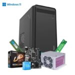 Prebuild PC | Intel Core i3 12100 | 8GB DDR4 Ram | 250GB Nvme SSD | 450W SMPS | RGB Gaming Cabinet with 3 Year Warranty