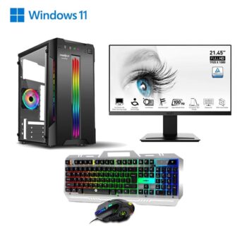 Prebuild PC Set | Intel Core i7 4th Gen| 16GB Ram | 250GB SSD | 2GB GT710 Graphics Card | 22 inch  LED Monitor | RGB Keyboard and Mouse  With 2 Year Warranty