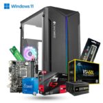 Prebuild PC Intel Core i5 6th Gen 8GB DDR4 Ram| 256GB Nvme SSD |RX550 4GB DDR5 Graphics Card | 450 W Power Supply Assembled Tower PC