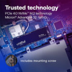 Crucial P3 Plus 1TB PCIe 4.0 3D NVMe 1