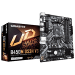 Gigabyte B450M DS3H V3 DDR4 M-ATX Motherboard