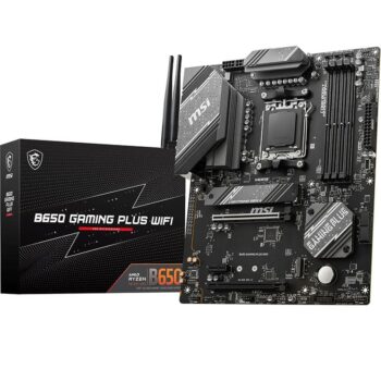 MSI B650 Gaming Plus WiFi DDR5 Gaming Motherboard Supports AMD Ryzen 7000 Processors