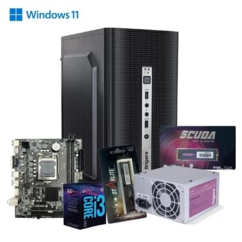 Prebuild PC | Intel Core i3 6th Gen | 8GB Ram | 256GB SSD | 450W Power Supply | LGA 1151Socket With 2 Year Warranty