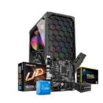 Prebuild PC | Intel Core i5 12400 | 8GB DDR4 Ram | 500GB Nvme SSD | 450W SMPS | RGB Gaming Cabinet with 3 Year Warranty