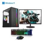 Prebuild PC Full Set Intel Core i5 4th Gen| 8GB Ram | 256GB SSD | 22 inch LED Monitor | RGB Keyboard and Mouse  With 1 Year Warranty