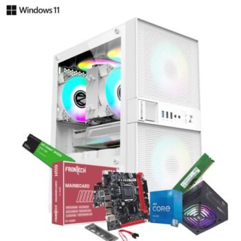 Prebuild CPU Tower | Intel Core i5 6th Gen | 8GB DDR4 Ram | 500GB SSD Nvme | RGB Gaming Cabinet With 2 Year Warranty