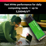 Western Digital Green Sn350 Pcie Gen 3 Nvme Ssd, 250Gb 2