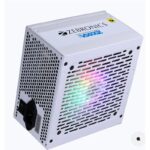 ZEBRONICS VS600Z 600W Premium Power Supply with Silent 120mm RGB Fan - White