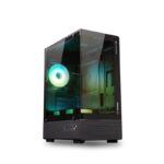 ZEBRONICS Maximus Premium Gaming Mid Tower Cabinet -Black