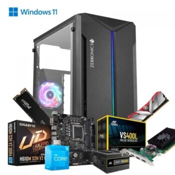 4 Screen Trading PC Build| Intel Core i3 12100F | 16GB Ram DDR4 | 500GB Nvme SSD | 4GB GT730 4 HDMI Graphics Card | 550W SMPS