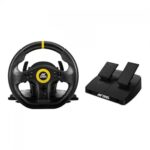 Ant Esports GW180 Corsa Racing Wheel & Pedal Set with Windows PC, PS3, PS4, Xbox One, Xbox Series X|S, Nintendo Switch – Carbon Black