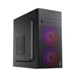 Fingers Radiant Next-Gen Micro-ATX Fashion PC Gaming Cabinet - Black