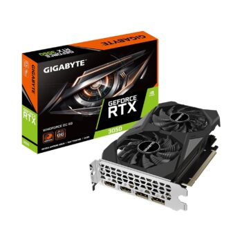 Gigabyte RTX 3050 Windforce OC V2 6GB Graphics Card GV-N3050WF2OC-6GD