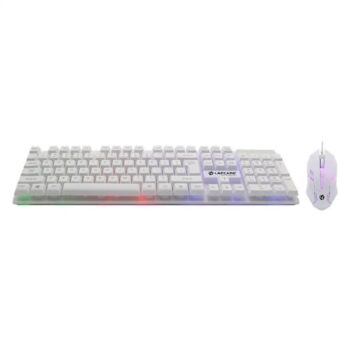 Lapcare Champ Series Rapido (LGC-213) Gaming Combo With RGB Light & USB Interface - White