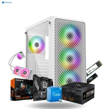 Mid Range Gaming and Editing PC |Intel Core i5 12400 | 16GB Ram | 480GB SSD | 240MM Liquid Cooler | 550W 80+ Bronz SMPS |1700 Socket Prebuild CPU Tower Assembled