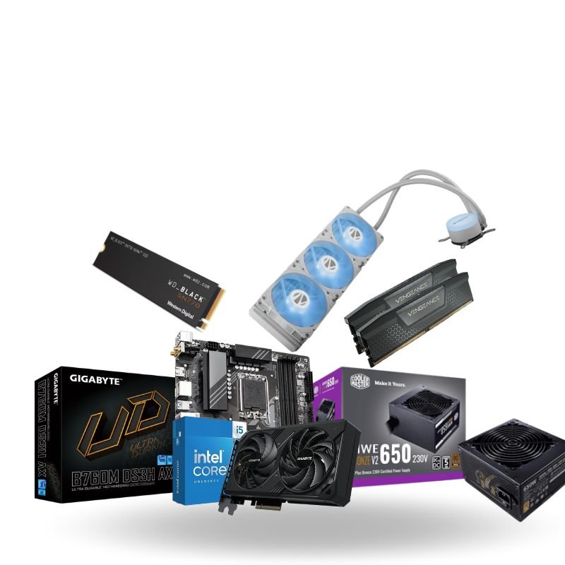 Prebuilt Best For Editing Intel Core i5 14400f Gigabyte B760M Ds3H DDR5 Motherboard 2