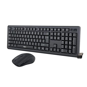 FINGERS Duo-Recharge Wireless Deskset (Mouse + Keyboard) Combo