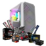 Prebuild PC | AMD Ryzen 5 5500| 16GB Ram | 500GB SSD | 4GB Graphics Card | 500W SMPS | RGB Gaming Cabinet with 3 Year Warranty
