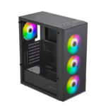 Ant Value VM40 Mid-ATX Gaming Cabinet – Black