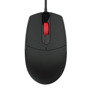 COCONUT ZETA Wired Ambidextrous Optical Gaming Mouse (USB 3.0, Black)