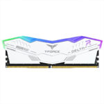 TeamGroup T-Force Delta RGB 16GB 6000MHz (6000MT/s) CL38 White DDR5 Desktop Gaming Memory