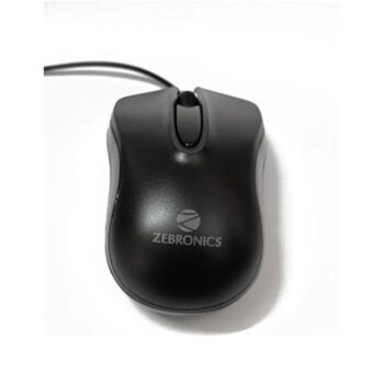 Zebronics Zeb-Wing USB Wired Optical Mouse Black