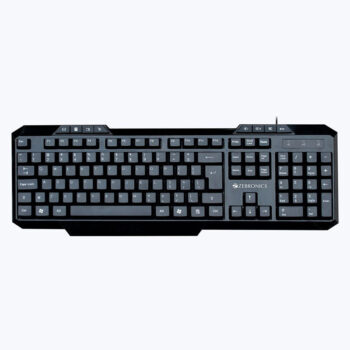 ZEBRONICS ZEB-KM2000 Multimedia Wired USB Standard Desktop Keyboard-Black