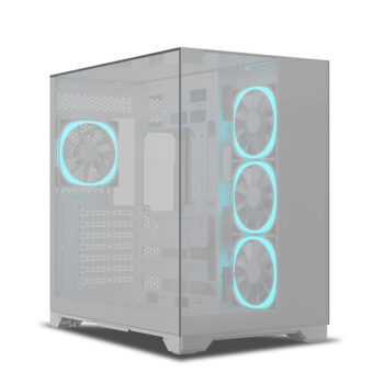 Ant Esports Crystal Mirror Mid Tower Cabinet with 4 ARGB Fans