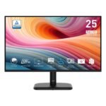 MSI PRO MP251L E2 24.5-Inch FHD Office Monitor - IPS Panel, 4-Sided Frameless, 120 Hz Refresh Rate
