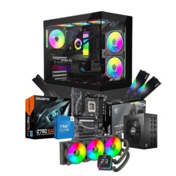 Best PC Build For Editing | Intel Core i5 14600K | 32GB DDR5 Ram | 1TB Nvme SSD | 750W 80+ Gold Power Supply Prebuild CPU Tower PC
