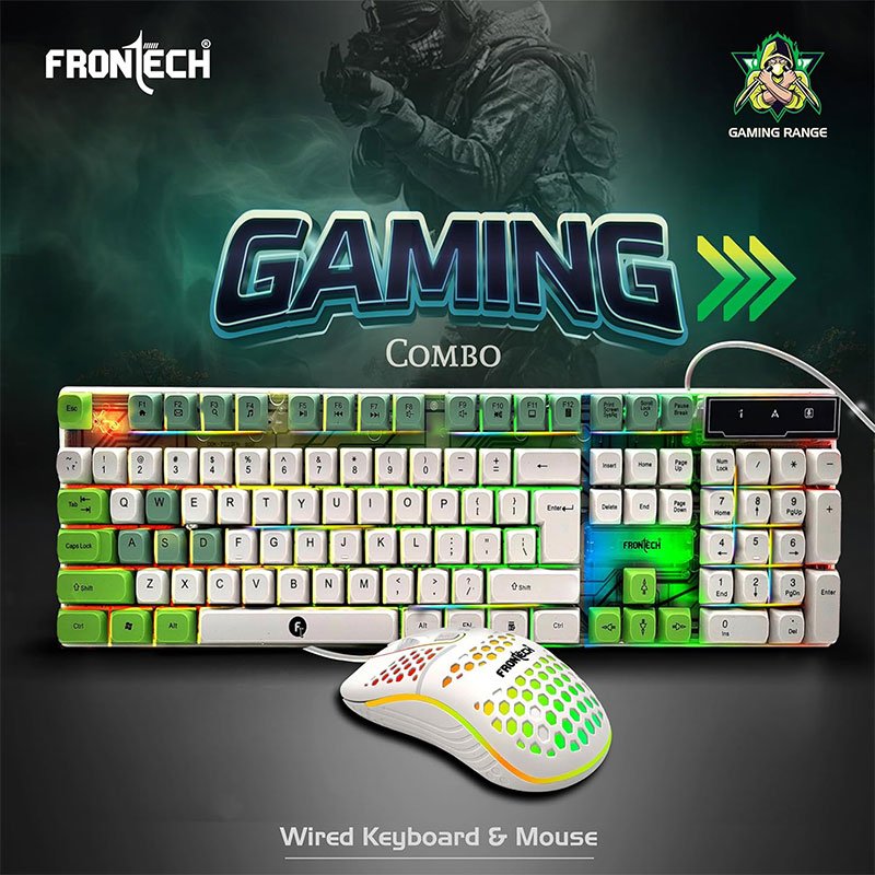 Frontech-Wired-Nova-Knight-Gaming-Keyboard-&-Mouse-Set-2