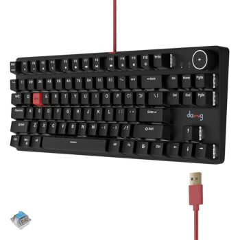 Dawg HIGHKEY 373 Mechanical Gaming Keyboard with Blue Glacier Switches- Black