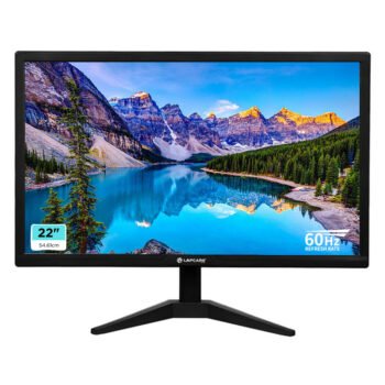 Lapcare Lapnex 22" LED Monitor - (54.61CM) VGA HDMI (LM22WHD)- Black