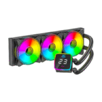 Ant Esports ICE-Flow 360mm ARGB AM5/LGA1851 AIO Liquid Cooler - Black