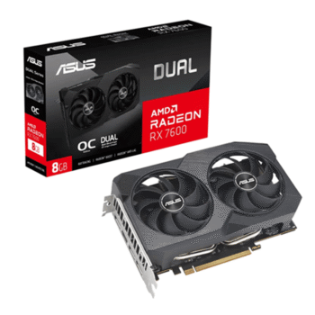 ASUS Dual Radeon™ RX 7600 Dual OC Edition 8GB GDDR6 Graphic Card
