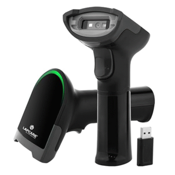 Lapcare 2D Wireless 2.4G+Bluetooth BARCODE SCANNER (LLBS-007) - Black