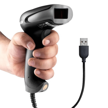 Lapcare 1D Wired USB Optical Laser High Speed 1D Barcode Scanner Reader with Egronomic Design