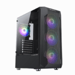 ZEBRONICS Zeb-APEX Edge Premium Gaming Full-Tower Cabinet (Black)