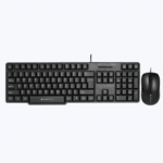 Zebronics Zeb- Judwaa 850 Wired Keyboard and Mouse Combo with 104 Keys and a USB Mouse with 1200 DPI - Black