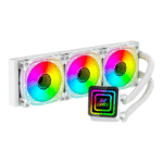 Ant Esports ICE-Infinite 360mm ARGB AM5/LGA1851 AIO Liquid Cooler White