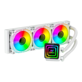 Ant Esports ICE-Infinite 360mm ARGB AM5/LGA1851 AIO Liquid Cooler White