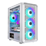 Ant Esports 205 Air ARGB ATX Mid Tower Case -White